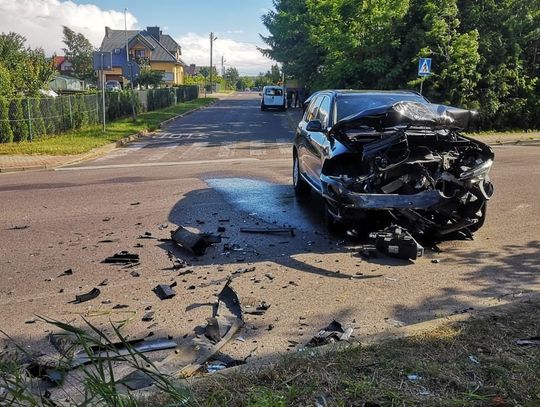 Tomaszów Lubelski: Wypadek z udziałem dwóch osobówek. Jedna osoba w szpitalu