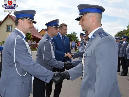 Tomaszowscy policjanci świętowali w Ulhówku (ZDJĘCIA)