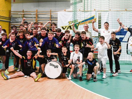 Radość Młodej Padwy Zamość po zwycięstwie nad Wisłą Płock.