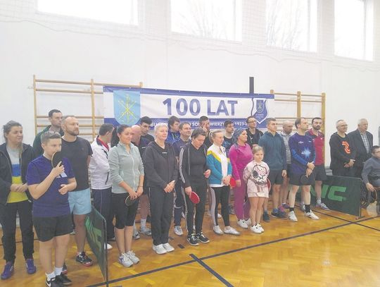 Turniej tenisa stołowego na zakończenie obchodów 100-lecia KS Sokół Zwierzyniec