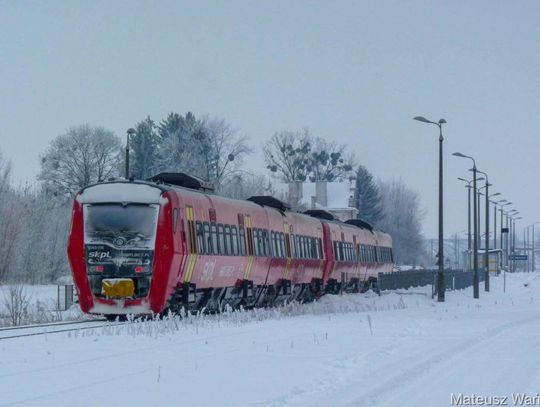 Zepsuty szynobus SKPL w Werbkowicach – połączenie InterCity „Hetman” w dniu 14 stycznia tego roku.