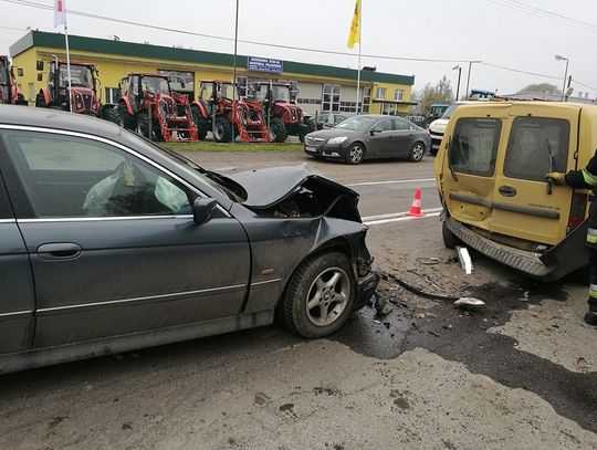 Tyszowce: Wypadek na ul. Wielkiej. BMW wjechało w opla (ZDJĘCIA)