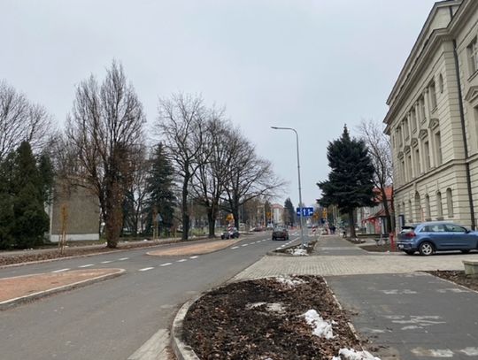 Ulica Partyzantów w Zamościu już po odbiorze. 5 grudnia była przejezdna