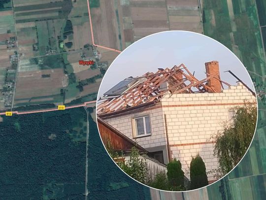 W powiecie włodawskim uszkodzony został dach w jednym z gospodarstw domowych. Na szczęście nikt nie odniósł obrażeń.