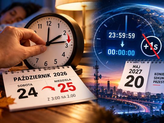 W nocy z soboty na niedzielę (z 24 na 25 października) cofniemy zegarki i zyskamy godzinę snu.