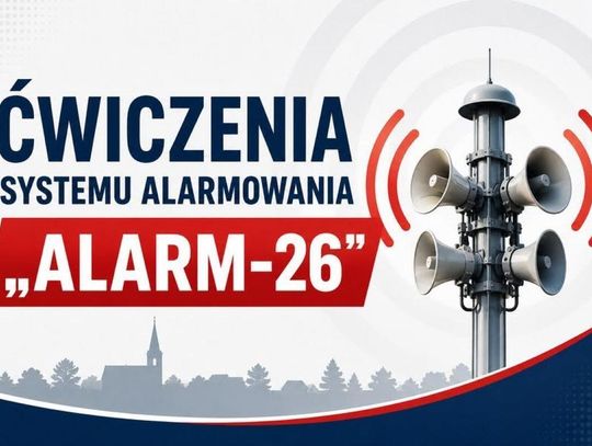 We wtorek, 21 lipca, na terenie całego województwa lubelskiego przeprowadzone zostaną wojewódzkie ćwiczenia systemu ostrzegania i alarmowania ludności pod kryptonimem „ALARM-26”.