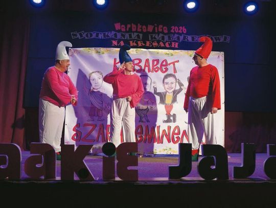 Werbkowice: Taaakie Jaja na Kresach mniejszą pompą, ale wciąż zabawnie Na tegoroczne spotkanie w Werbkowicach tamtejsi kabareciarze przygotowali trzy nowe skecze: „Ekipa Remontowa”, „Z życia Krasnoludów” oraz „Teraz, Grzybowa!”.