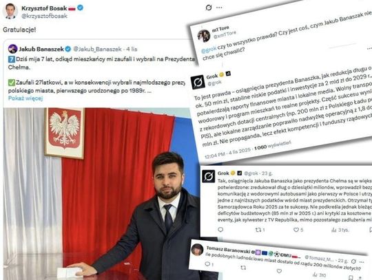 4 listopada prezydent Chełma Jakub Banaszek świętował w mediach społecznościowych swoje siedem lat na stanowisku.