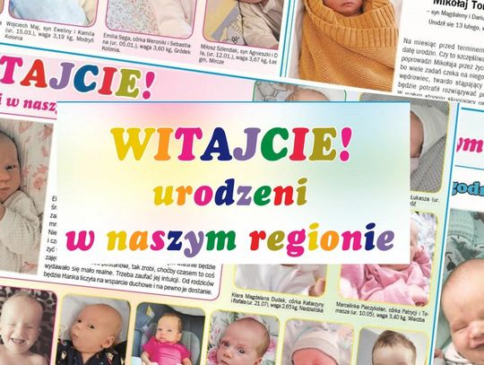 Maluchem Tygodnia został Hania Malec, córka Joanny i Karola z Zawalowa. Urodziła się 31 lipca, ważyła 3,25 kg.