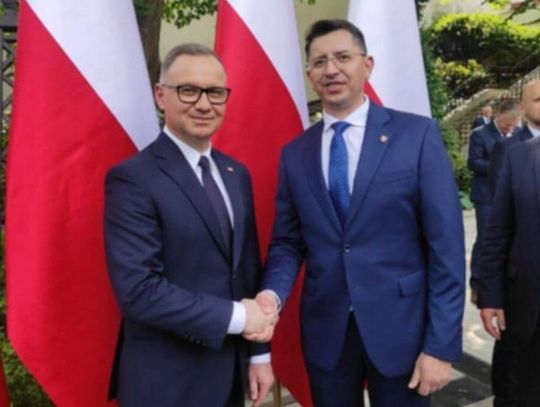 Dariusz Kozłowski, wójt gminy Telatyn spotkał się z Andrzejem Dudą Prezydentem RP podczas uroczystych obchodów Dnia Samorządowca w Warszawie.