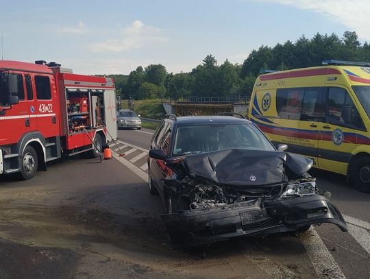 Wypadek na krajowej "17" między Zamościem a Lublinem