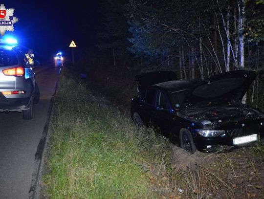 Wypadek pod Biłgorajem. Francuz wjechał BMW w 16-letniego motorowerzystę