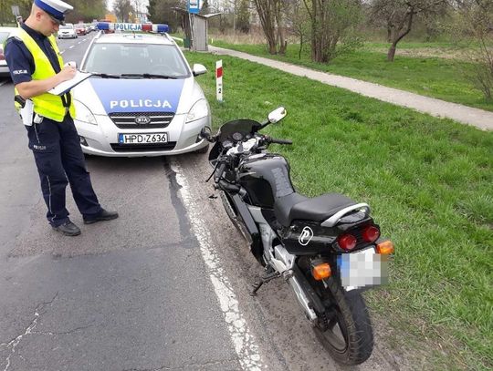 Wypadek w Łabuńkach Pierwszych. Motocykl przewrócił się, pasażerka w szpitalu