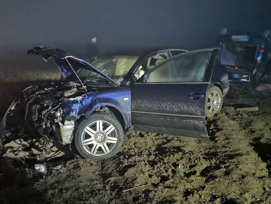 Wypadek w Łykoszynie. Trzy osoby ranne