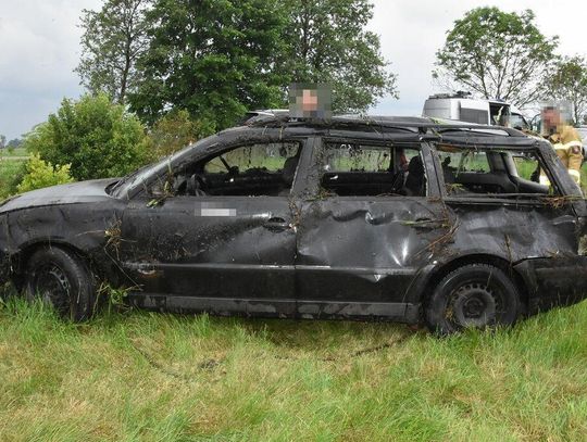 W chwili przybycia druhów z okolicznych jednostek, poszkodowana w wypadku była przytomna. Niestety dzisiaj zmarła.