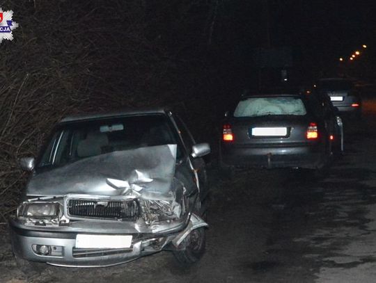 Wypadek w Zwierzyńcu. Skoda zderzyła się z audi