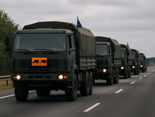 Kierowcy w całej Polsce muszą liczyć się ze zwiększonym ruchem pojazdów wojskowych.