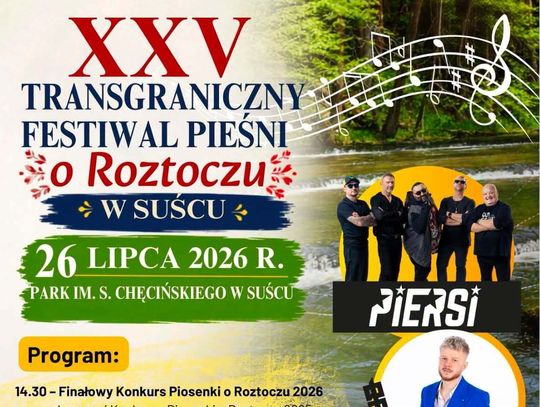 XXV Transgraniczny Festiwal Pieśni o Roztoczu już 26 lipca.