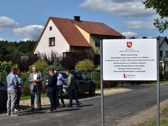 Modernizacja drogi dojazdowej w m. Bełżec ul. Skośna jest zakończona.