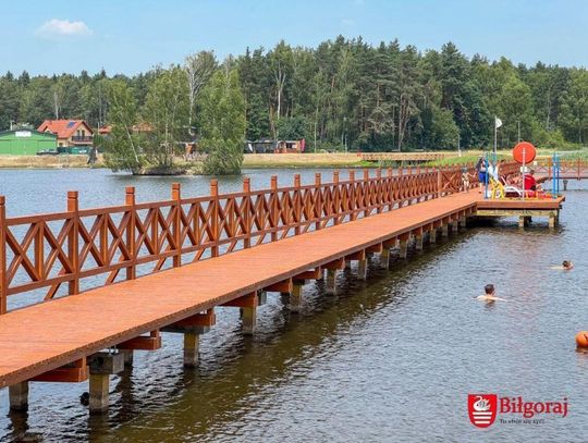 Oficjalnie zakończył się ekspresowy remont głównego pomostu nad Zalewem Bojary.