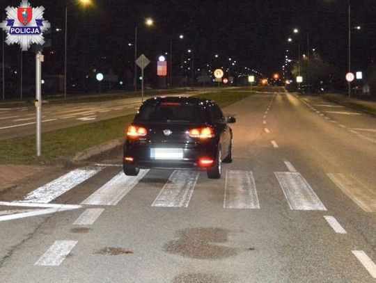 Potrącenie niewidomego pieszego w Zamościu.