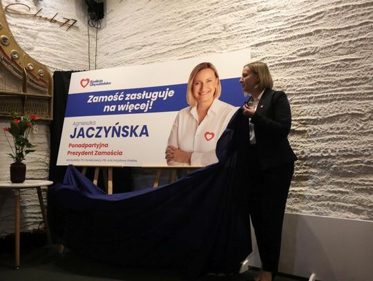 Zamość: Agnieszka Jaczyńska odsłania karty. Przedstawiła kandydatów na radnych