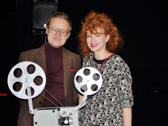 Łukasz Maciejewski i Karolina Gruszka w Centrum Kultury Filmowej "Stylowy" w Zamościu