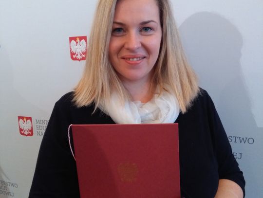 Zamość: Aleksandra Luchowska-Bartnik odebrała nagrodę w konkursie MEN