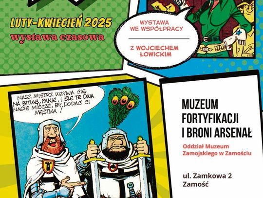 Zamość: Historia broni (się) w komiksie. Muzeum zaprasza na wystawę