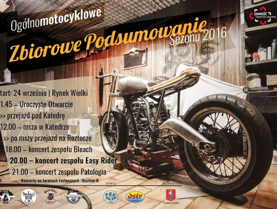 Zamość: Impreza na zakończenie sezonu motocyklowego