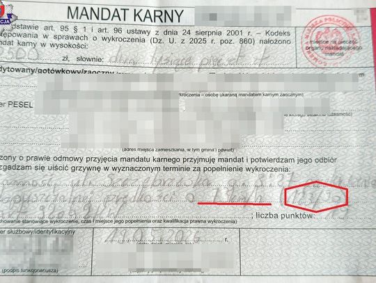 Kierowca stracił uprawnienia za zbyt szybką jazdę przez miasto Zamość.