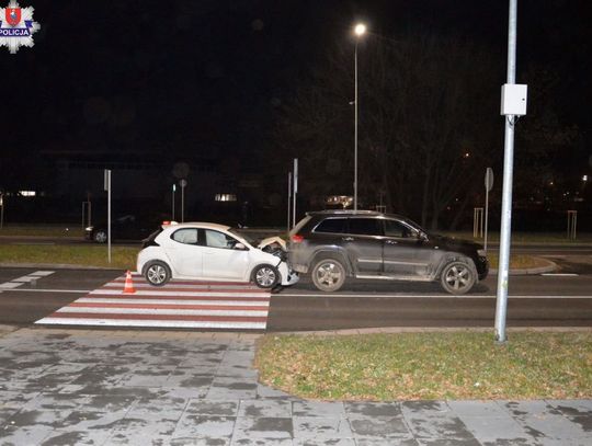 Potrącenie pieszej na ul. Dzieci Zamojszczyzny w Zamościu.