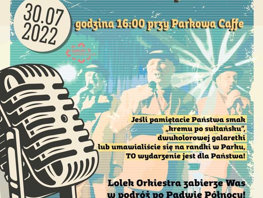 Zamość: Kolejna potańcówka w parku. Zagra Lolek Orkiestra