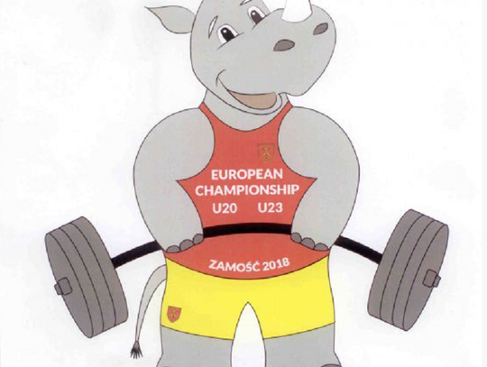 Zamość: Nosorożec ciężarowiec - to oficjalna maskotka Mistrzostw Europy w Podnoszeniu Ciężarów