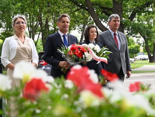 W Zamościu oddano hołd ostatniemu przedwojennemu staroście. Fot. Starostwo Powiatowe w Zamościu