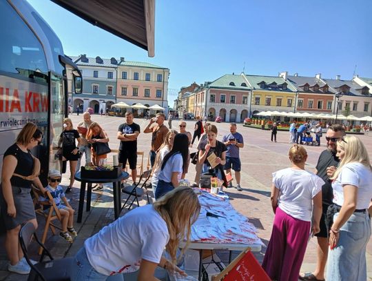 Zamość: Oddali krew w rocznicę Powstania Warszawskiego [ZDJĘCIA]