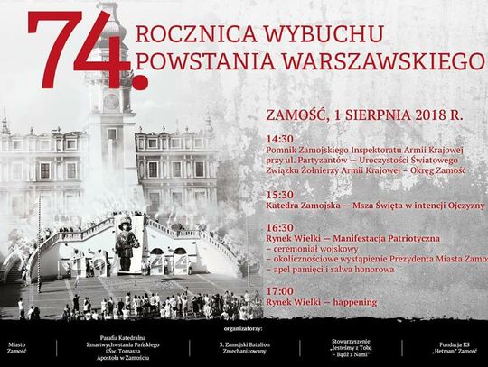 Zamość pamięta. Obchody rocznicy Powstania Warszawskiego