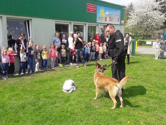 Zamość: Policjanci u dzieci w Przedszkolu Miejskim nr 7