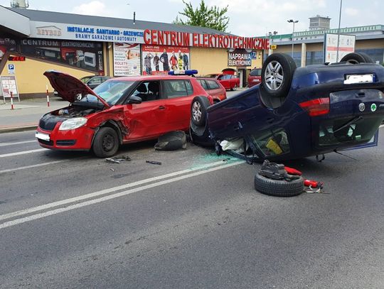 Zamość: Poważna stłuczka na skrzyżowaniu Kilińskiego i Przemysłowej