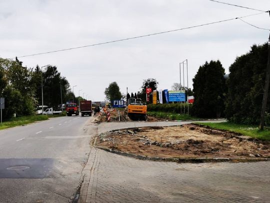 Trwają prace związane z przebudową ulicy Starowiejskiej w Zamościu.