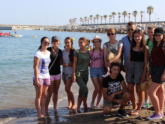 Zamość: Uczniowie Budowlanki byli w wakacje w Hiszpanii (ZDJĘCIA)