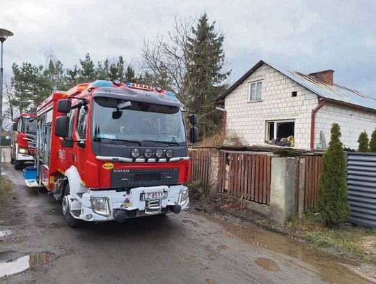 Pożar w Zamościu zakończył się tragicznie. Fot. bryg. Dominik Kukułowicz