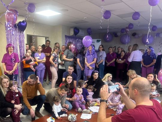 Światowy Dzień Wcześniaka w zamojskim szpitalu „papieskim” świętowano 17 listopada.