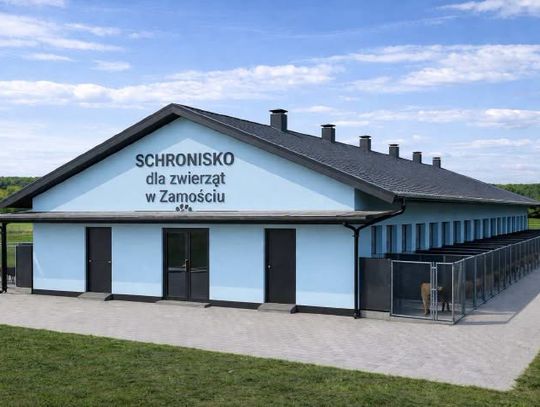 Tak ma wyglądać nowy pawilon dla psów w schronisku dla bezdomnych zwierząt w Zamościu.