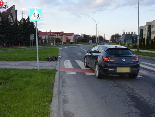 Zamość: Wypadek na przejeździe dla rowerów na ul. Wyszyńskiego