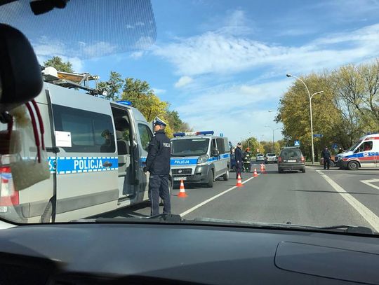 Zamość: Wypadek na skrzyżowaniu ul. Dzieci Zamojszczyzny i Królowej Jadwigi. Pas jezdni zablokowany