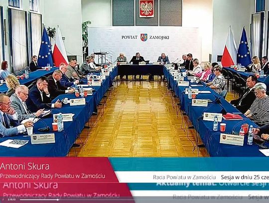 Zarząd Powiatu Zamojskiego z absolutorium. Nikt nie był przeciw Zarząd Powiatu Zamojskiego z absolutorium. Nikt nie był przeciw