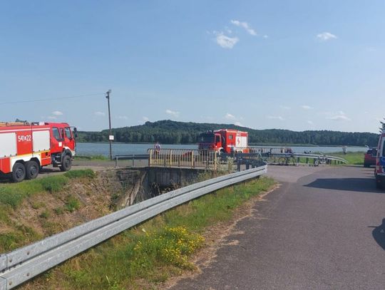 Staw w Hrebennem, z którego wyłowiono zwłoki zaginionego mieszkańca Siedlisk.