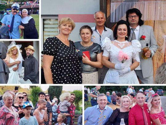 Towarzysze węzłem małżeńskim połączeni. Wesele w stylu PRL-u odbyło się 9 sierpnia w Michalowie (gm. Sułów).