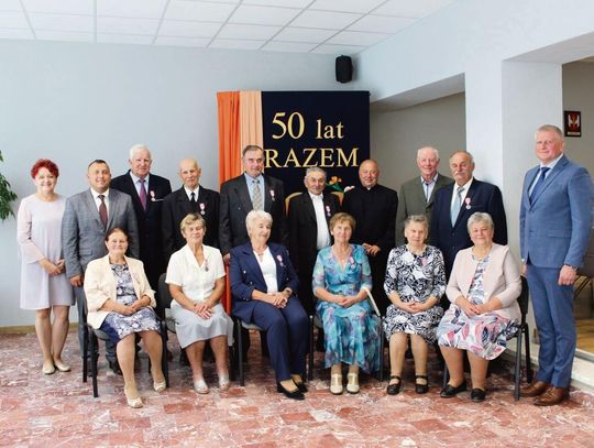 Złote gody w Miączynie. Świętowało osiem małżeństw